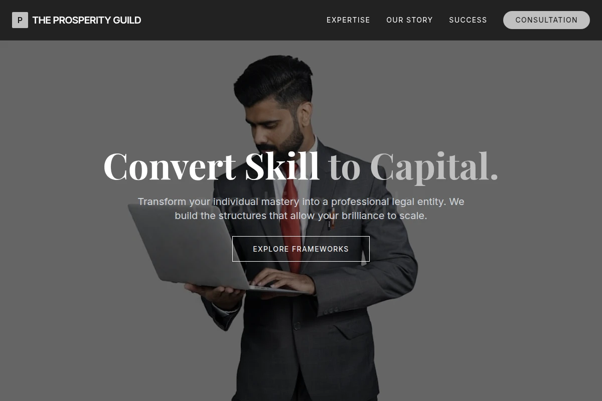 Premium Business Coach Website Design
